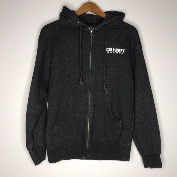 Call Of Duty Ghosts Men's Small Gray Full Zip Sweater Hoodie - Picture 1 of 12